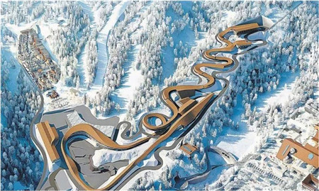 冬奥雪车雪橇中心钢结构防火涂料工程